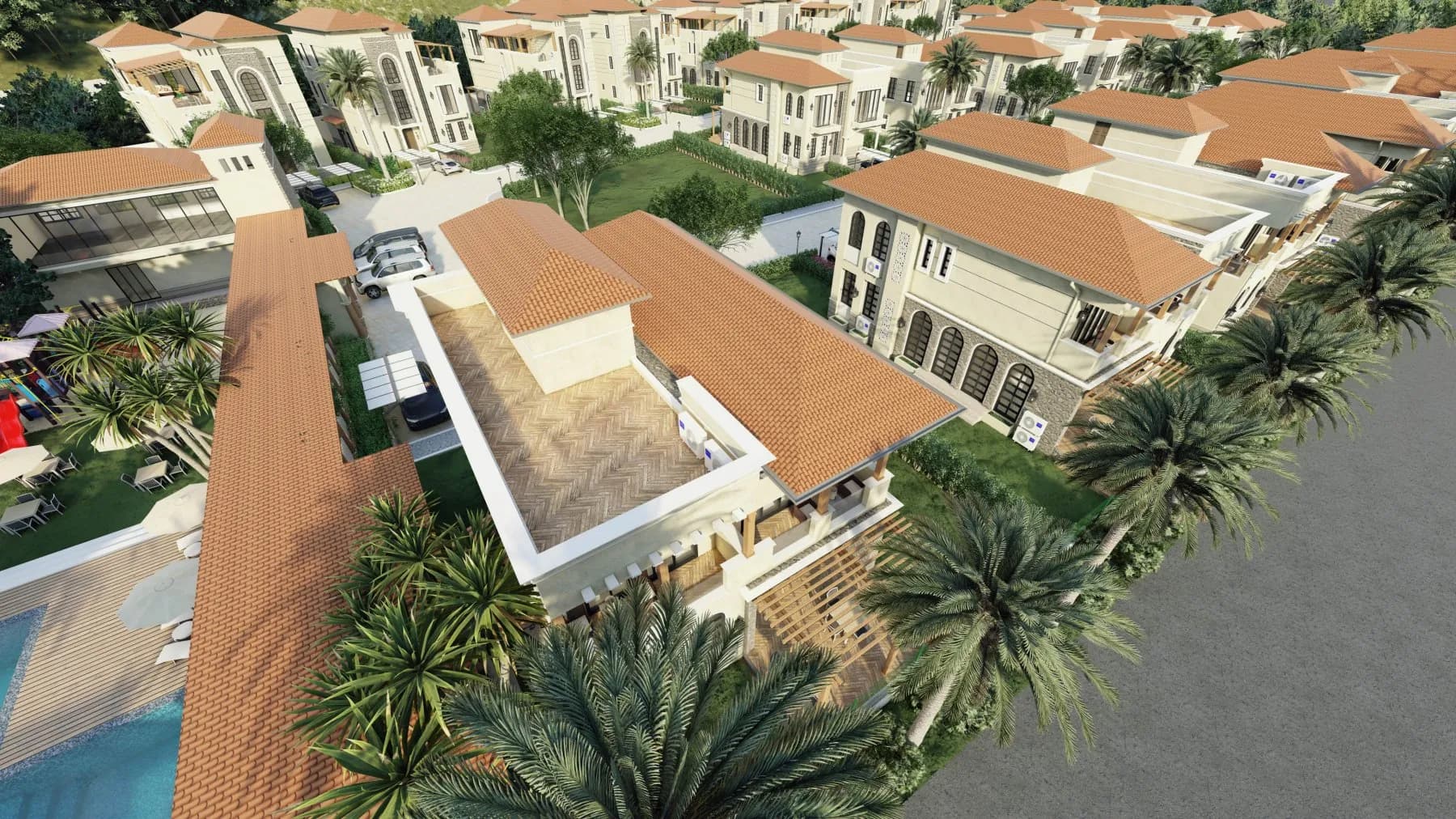 Villa Cluster & Pool