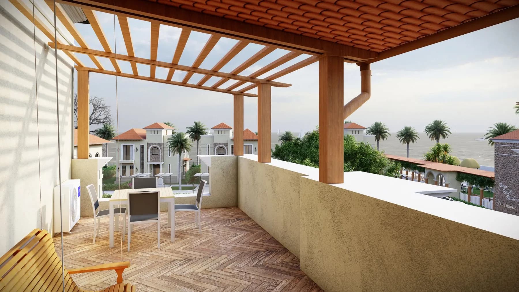 Rooftop Terrace with Ocean Views