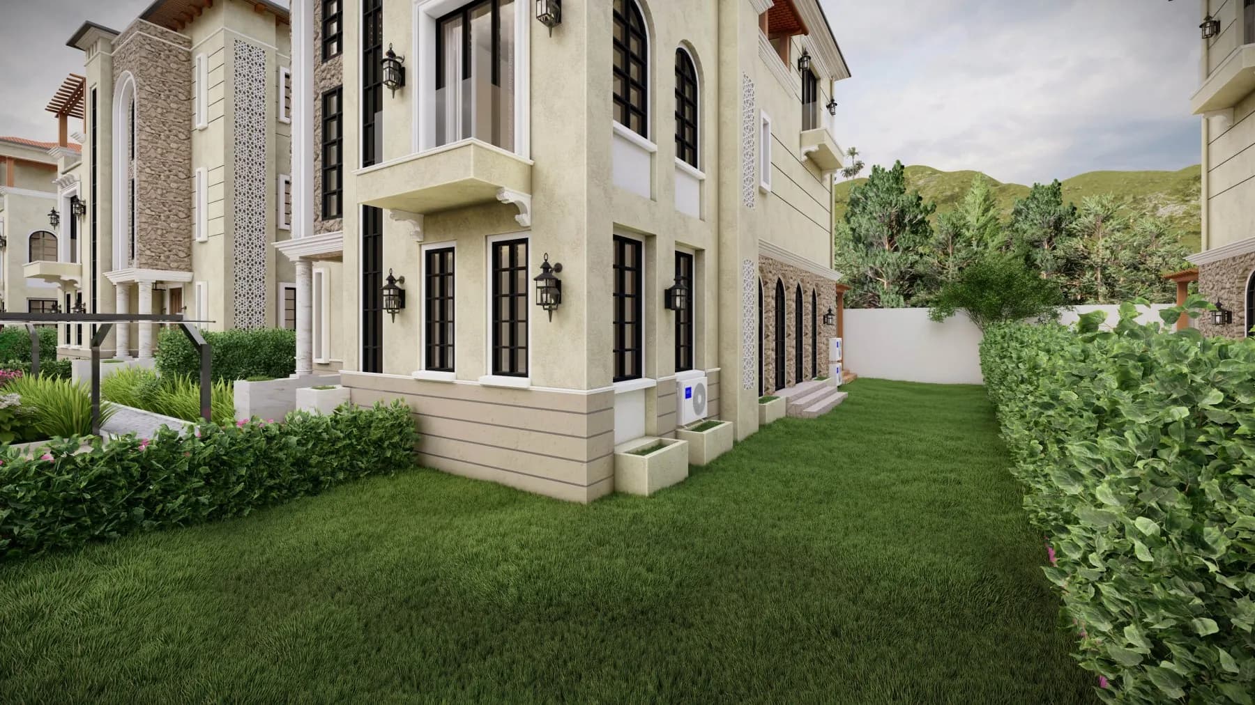 Private Side Garden