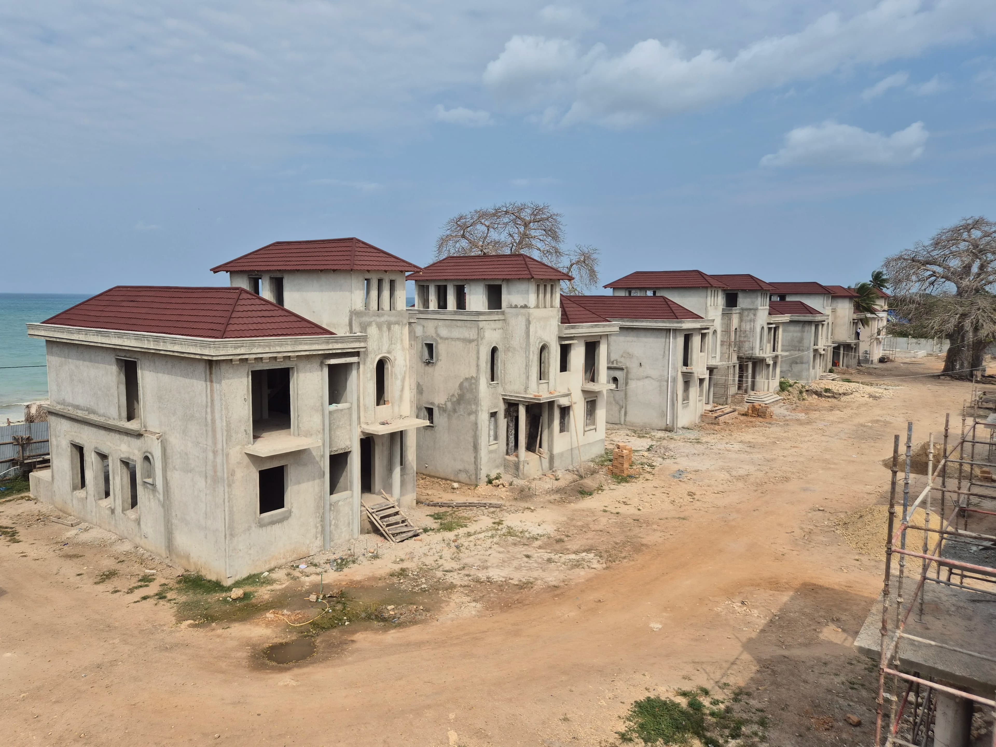 Beachfront Villas Taking Shape